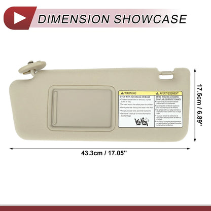 Sun Visor No.74320-04181-B1 for Toyota Tacoma (2005–2011) Left Driver Side