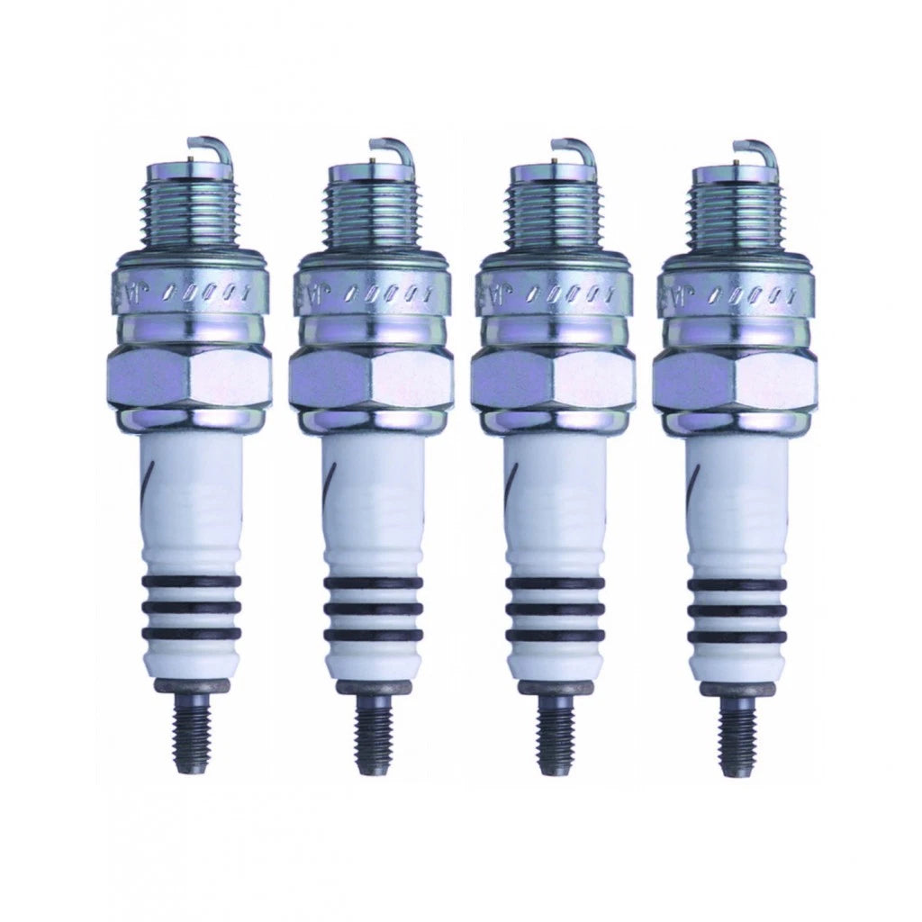 Set of 4 NGK CR7HIX Iridium Spark Plugs for Honda XR80R (1985–2003)