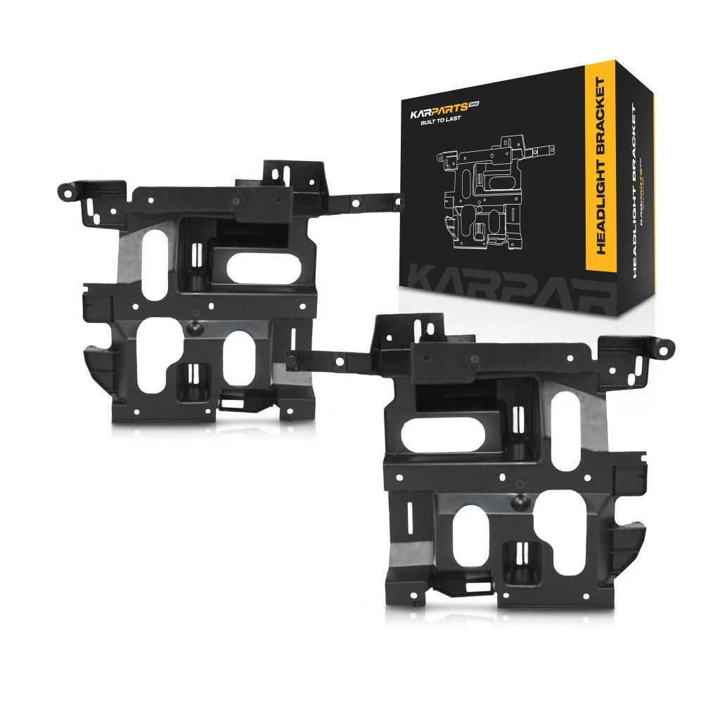 Headlight Support Pair for Chevy Silverado 2500HD Classic (2007) MLX-PAIR-SHE901-23MPQL-CL360A54, GM1221130