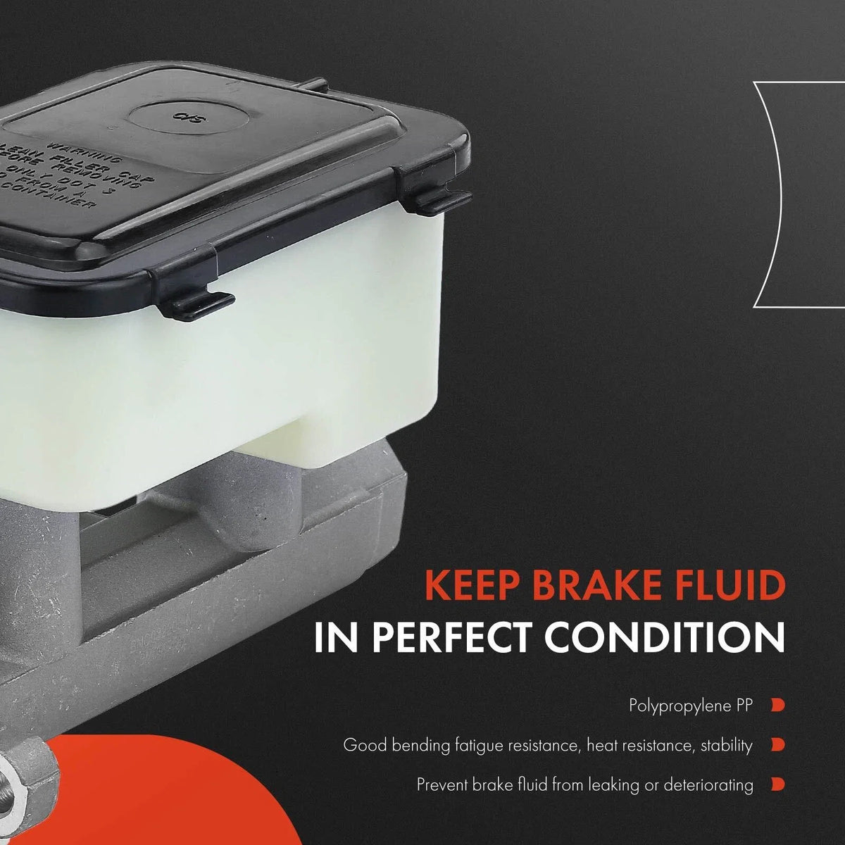 Brake Master Cylinder with Reservoir for Dodge Ram 2500 3500 (1994–1997)