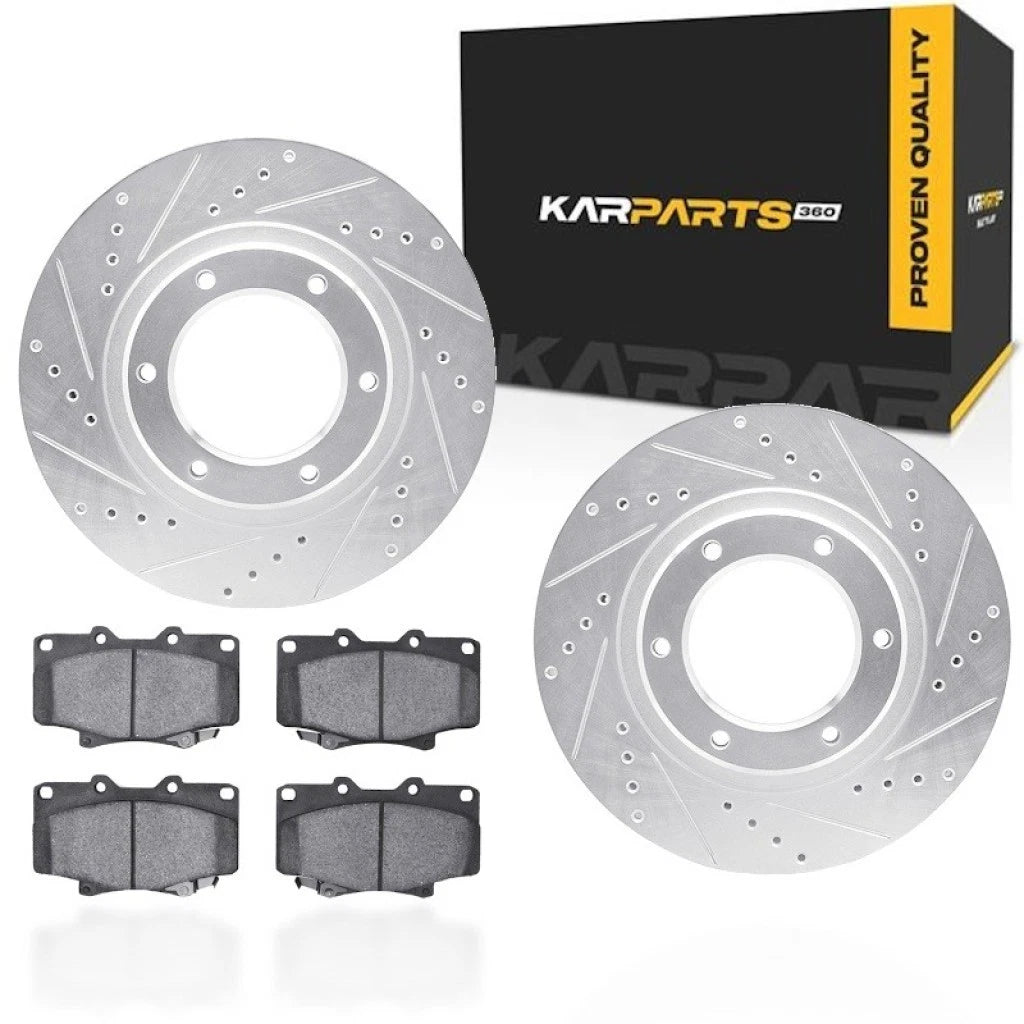 Rotor Set for Toyota Land Cruiser (1993–1997) ALX-PAU-DF-7512-76087-CLA2