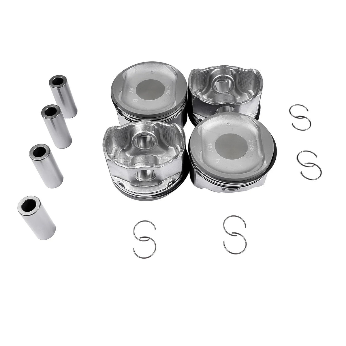 Pistons w/ Rings for Toyota Camry RAV4 Scion tC Lexus 2.4L L4 (2007–2013)