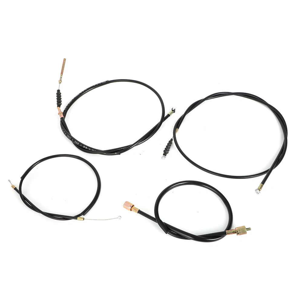 Set of 4 Brake Throttle Speedo Cables for Honda Trail 90 CT90 (1966–1968)