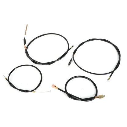 Set of 4 Brake Throttle Speedo Cables for Honda Trail 90 CT90 (1966–1968)