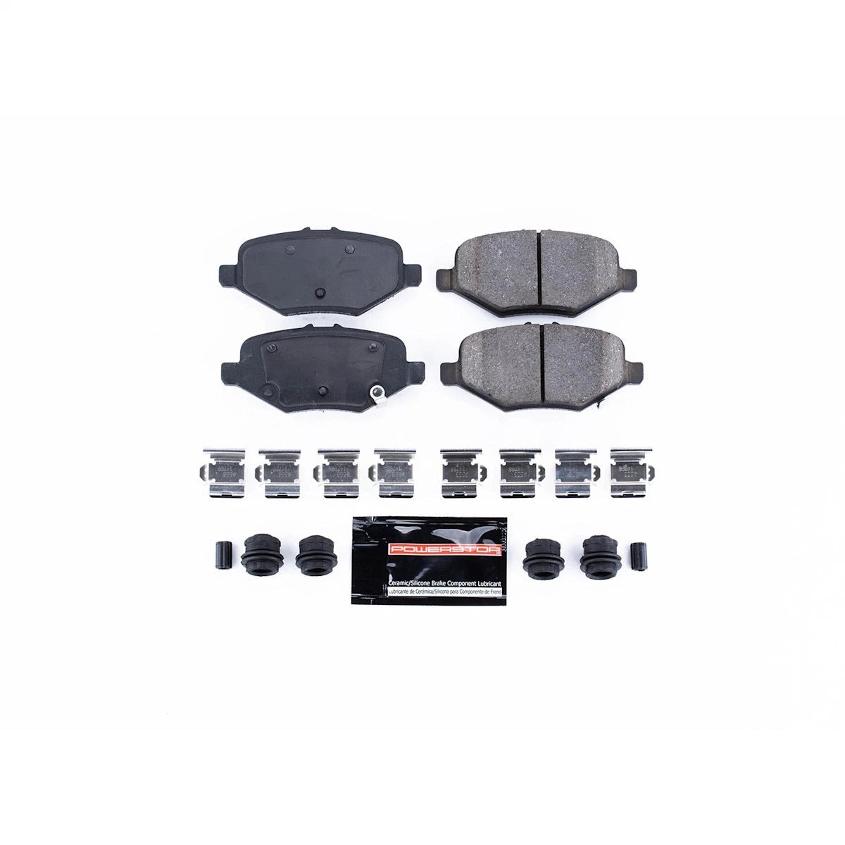 Set of 2 Powerstop Brake Pad Sets Z23-1612 for Ford Explorer Taurus Flex (2013–2019)