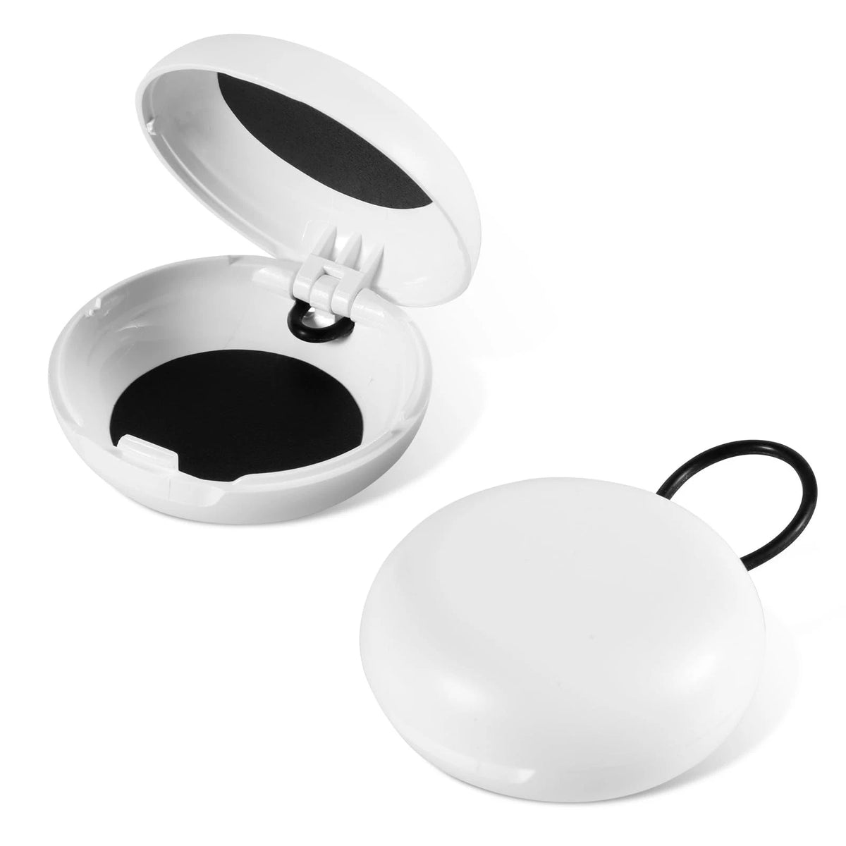 Mini Portable Ear Plug Carrying Case for Universal Use (White)