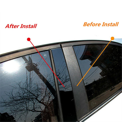 Glossy Black Pillar Post Window Cover Trim for Nissan Maxima (2016–2022)
