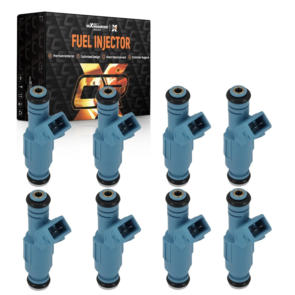Set of 8 Fuel Injectors for Dodge Durango Dakota 5.2L V8 (1996–1999)