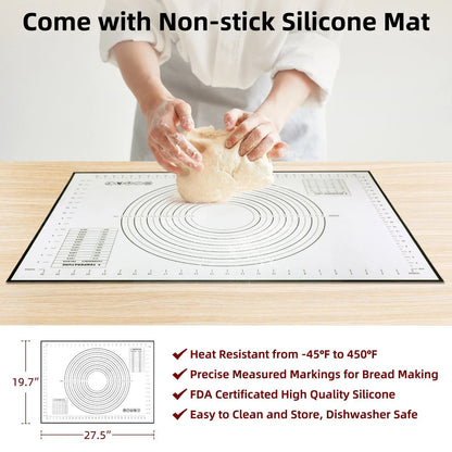 9QT Dutch Oven for Sourdough Bread with Silicone Baking Mat (Pre-Season)
