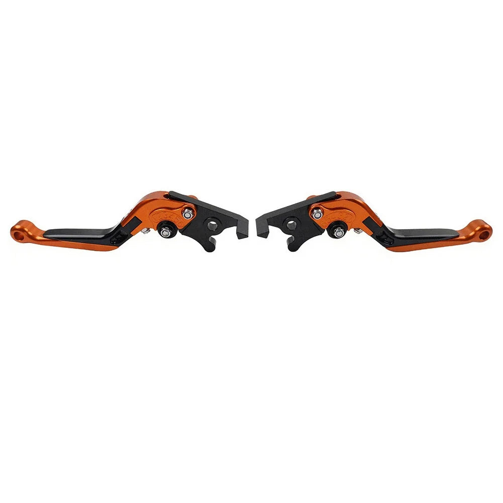 CNC Extendable Brake Clutch Levers for Yamaha XMAX 125/250/300/400 (2015–2022) Orange