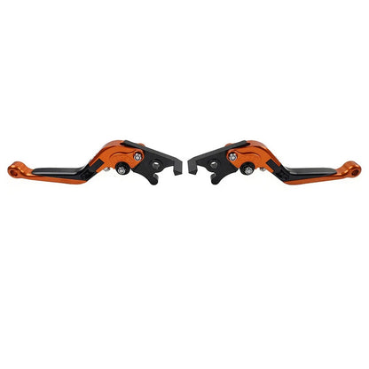 CNC Extendable Brake Clutch Levers for Yamaha XMAX 125/250/300/400 (2015–2022) Orange