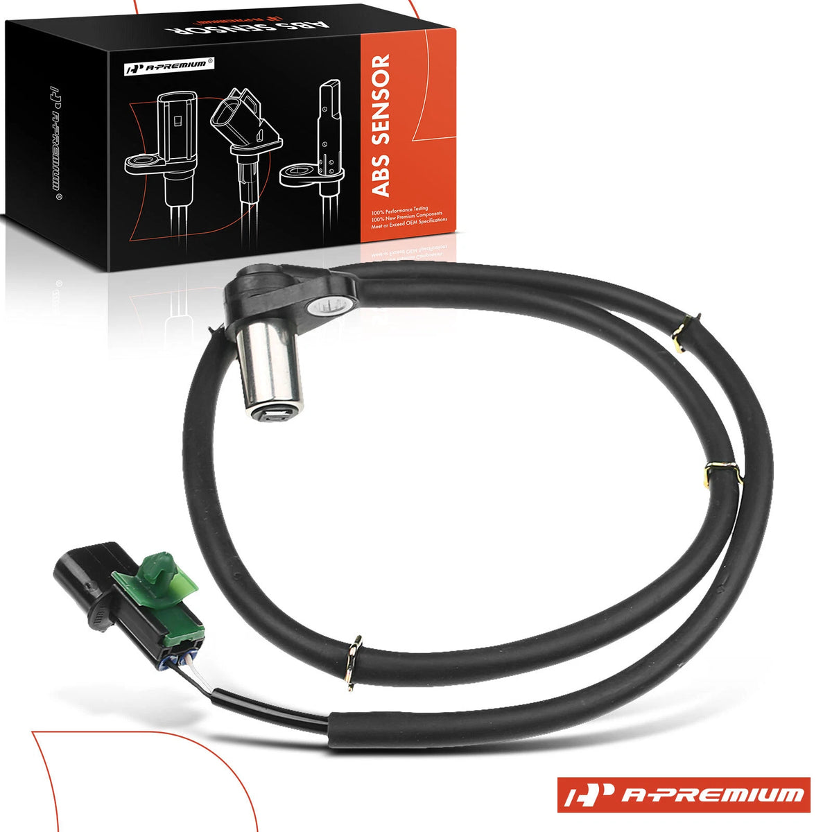 Front Left ABS Wheel Speed Sensor for Mitsubishi Montero (1997–2000) MR307046, ALS2103