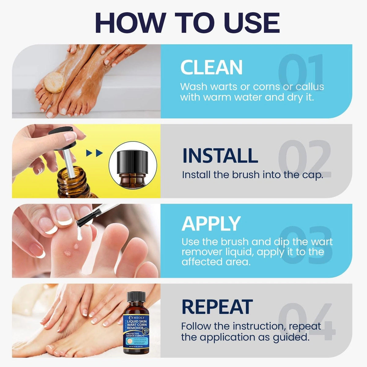 Fast-Acting Wart Remover 40% Salicylic Acid (0.96 oz)