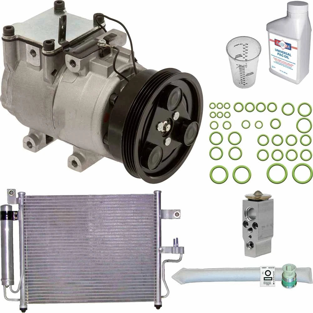 Omega AC Compressor with A/C Repair Kit for Dodge Durango (2012–2013) P96-44995, 16196599-101, 16196599-102, 16196599-103