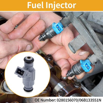 1 Pc Fuel Injector No. 0280156070/06B133551N for Audi A4 1.8T (2004–2008)