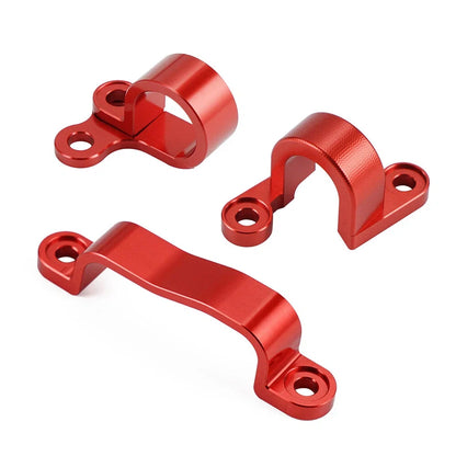 Billet Rear Brake Line Hose Clamps for Honda CRF450R CRF450X (2002–2017)