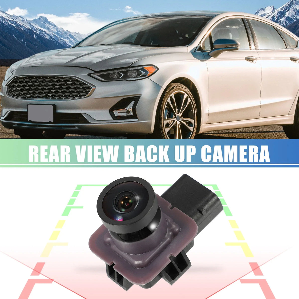 Rear View Backup Camera HS7T-19G490-AC for Ford Fusion (2017–2020)