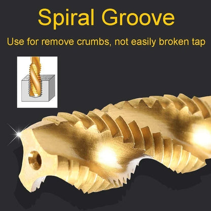 1Pcs HSS Spiral Tap Drill Metric Thread Tap