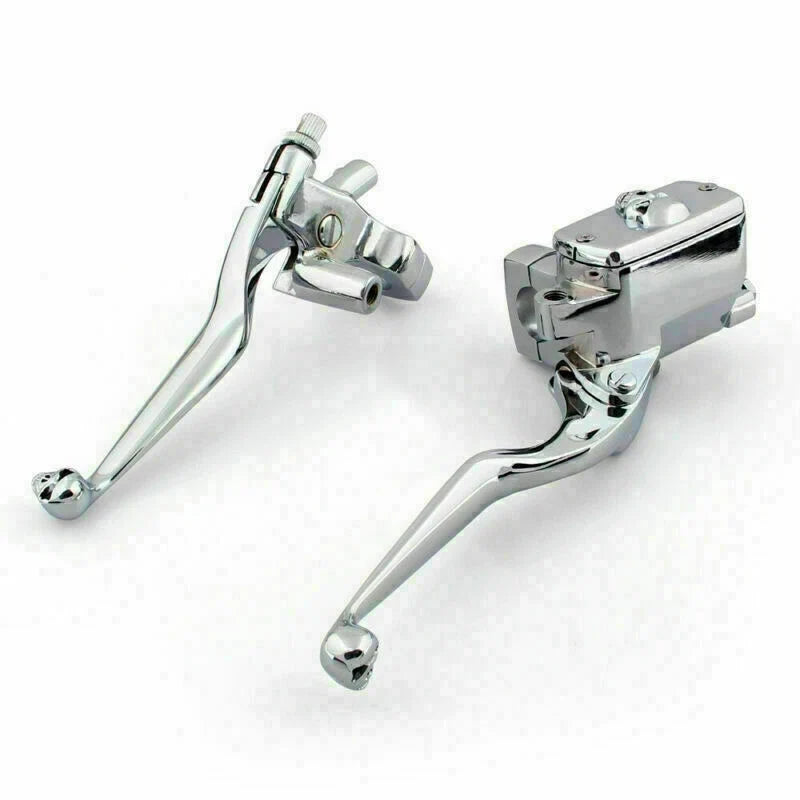 Skull Reservoir Brake Clutch Levers for Kawasaki Vulcan 800 1500 1600 (1996–2009)