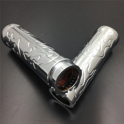 Flame 7/8" 22mm Hand Grip for Honda Shadow 750 Spirit Aero ACE/Suzuki GSXR600 (–)