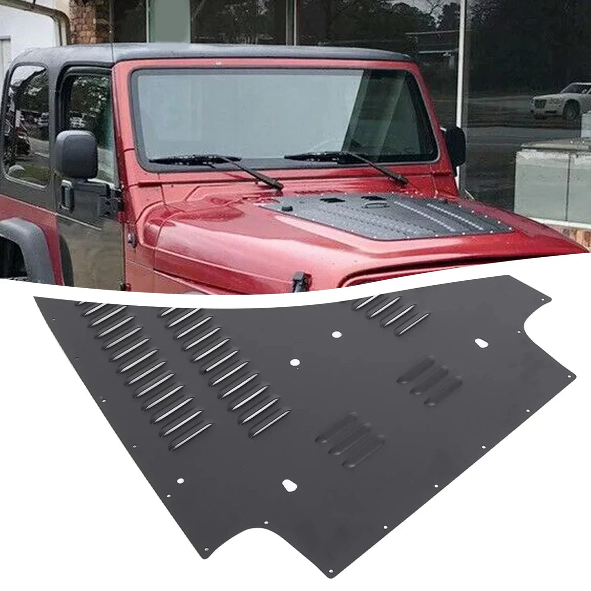 Front Vented Louver Hood Panel for Jeep Wrangler TJ (1997–2002)