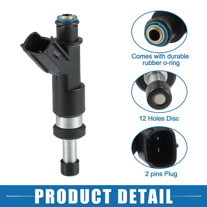 Fuel Injector No. 23250-75100 for Toyota Tacoma (2005–2016) 2.7L Black