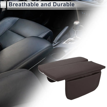 Center Console Cover with Storage Bag for BMW X5 (2019–2024) Dark Brown