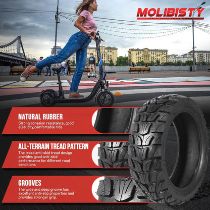 10x2.75-6.5 Tubeless Scooter Tire for