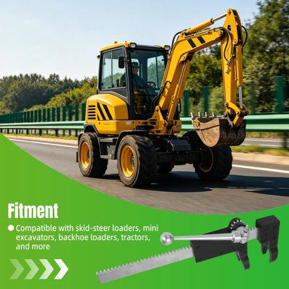 Hydraulic Quick Coupler Tool for Excavator Loader Tractor (1-3/8'' Fork Spacing)