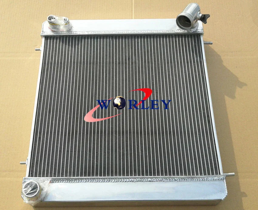 Aluminum Radiator for 3 Row Fit Jaguar E-Type XKE Series 1 4.2L I6 (1965-1967)