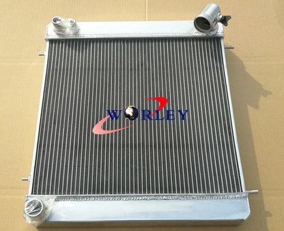Aluminum Radiator for 3 Row Fit Jaguar E-Type XKE Series 1 4.2L I6 (1965-1967)