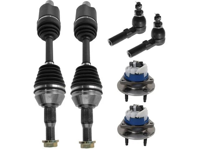 Set of 4 Axle Wheel Hub Tie Rod End Kit for Cadillac Seville (2000–2004) 28526MNWC