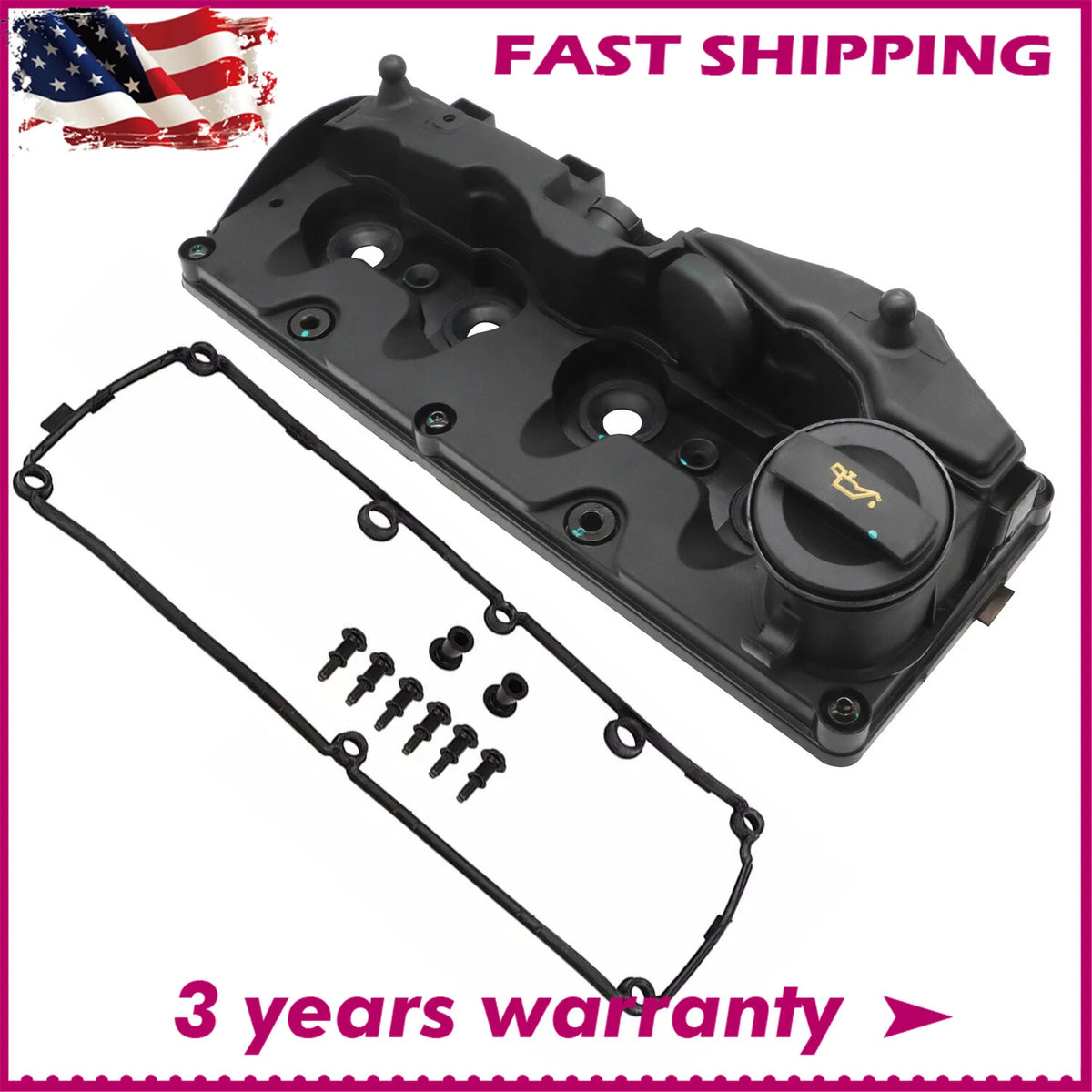Engine Valve Cover for VW Passat 2.0L Diesel Turbo (2012–2014) 03L103469R