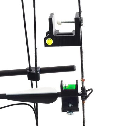Archery Multifunctional Bow Level Tuning and Mounting String 3D Black