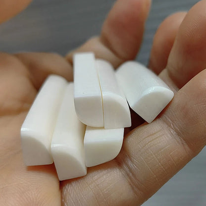 10pcs White Bone Nut Saddle Bridge 43x6x9mm for Guitar Luthier DIY