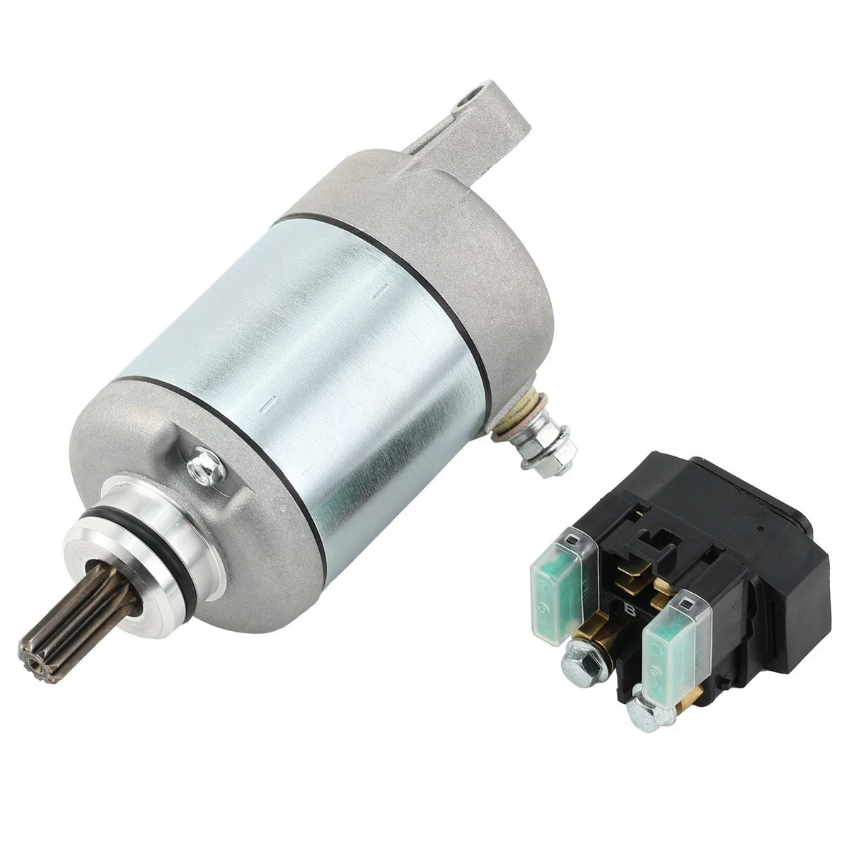Starter Motor & Solenoid Relay for Yamaha YFZ450 (2004–2013) 5TG-81890-00-00