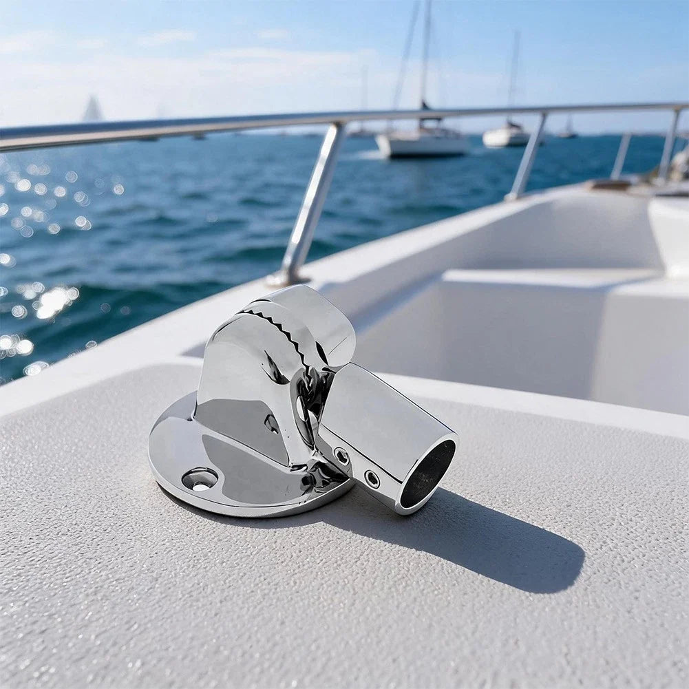 316 Stainless Steel Adjustable 180 Degree Antenna Mount for Boats and Yachts
