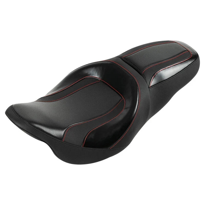 Driver Passenger Seat for Harley Touring Street Road Glide (2009–2023) Black