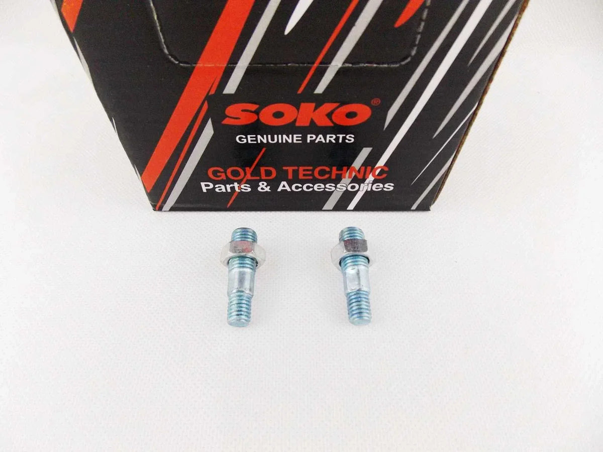 Black M Soko Rear View Mirrors for Kawasaki Z305 (1981-1983)