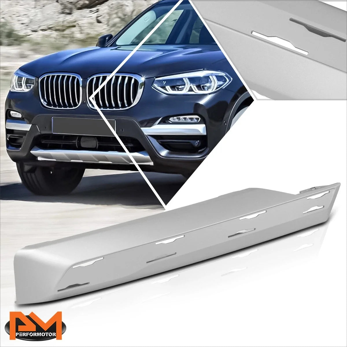 Front Passenger Right Bumper Cover Grille Molding for BMW X3 (2018–2021)