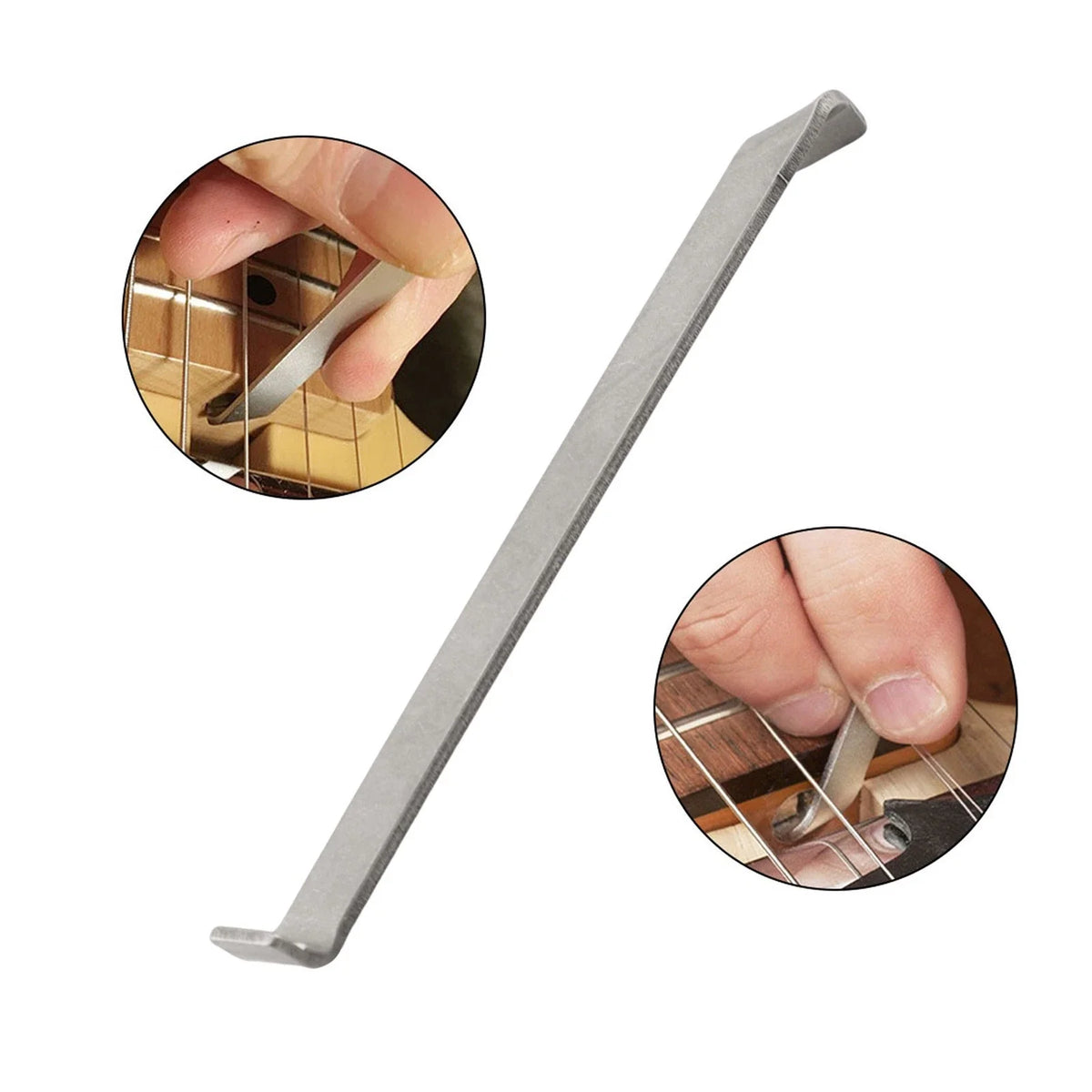 Truss Rod Crank Tool for Guitar Repair (Adjustable Stainless Steel)
