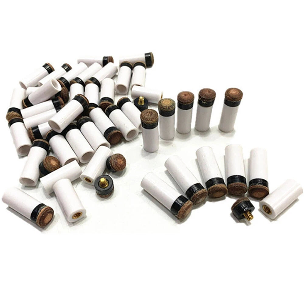 Set of 20 Soft Cue Tips for Billiard Pool Cue Stick
