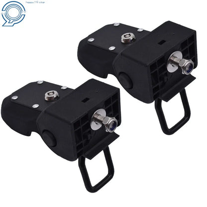 Set of 2 Alloy Locking Hood Latch Catch Pins for Jeep Wrangler JL JT (2018–2023)