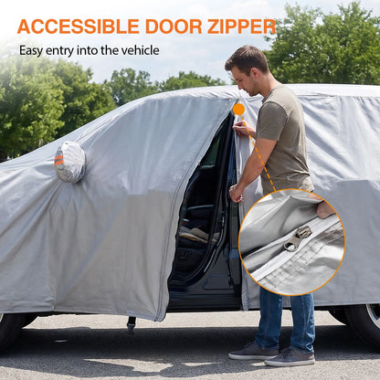 Heavy Duty Waterproof Car Cover for Ford Puma (NEV A52-73-Y-M)