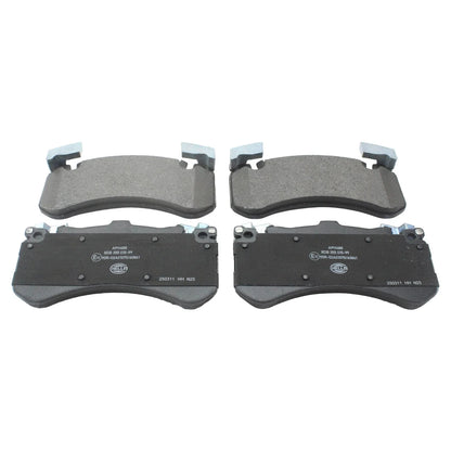 Set of 4 Hella Front Low-Met Disc Brake Pads for Audi A8 Quattro S6 S7 S8