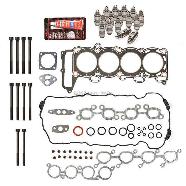 Head Gasket Set with Bolts & Lifters for Nissan Sentra NX (1991–1994)