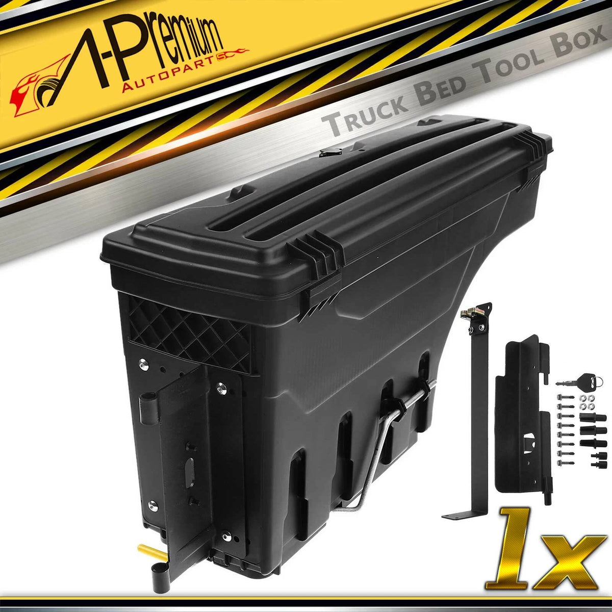 A-Premium RH Truck Bed Storage Box Toolbox for Ford F-250 F-350 (1999–2016) SC200P