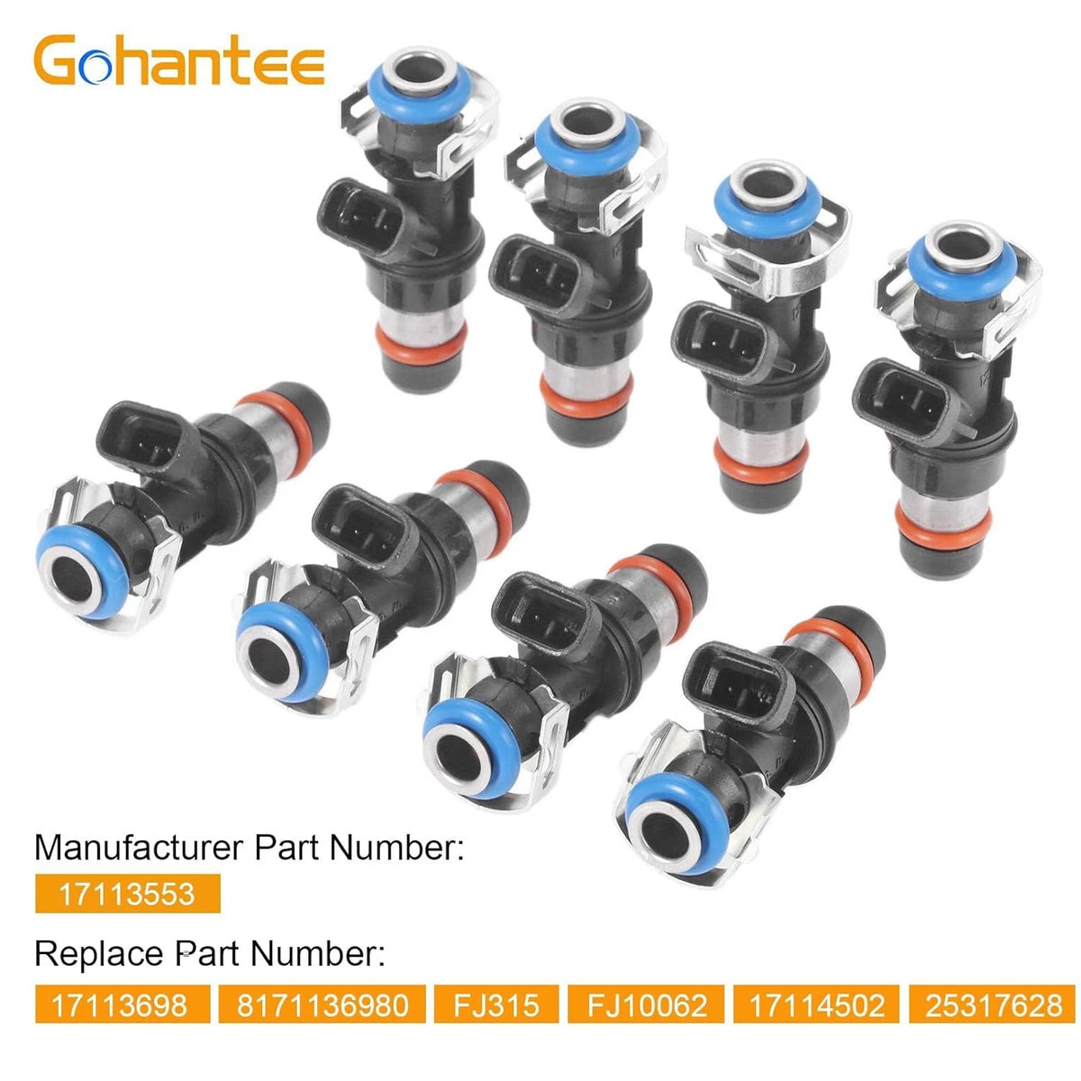 Fuel Injectors for Chevy Silverado 1500 2500 3500 Tahoe