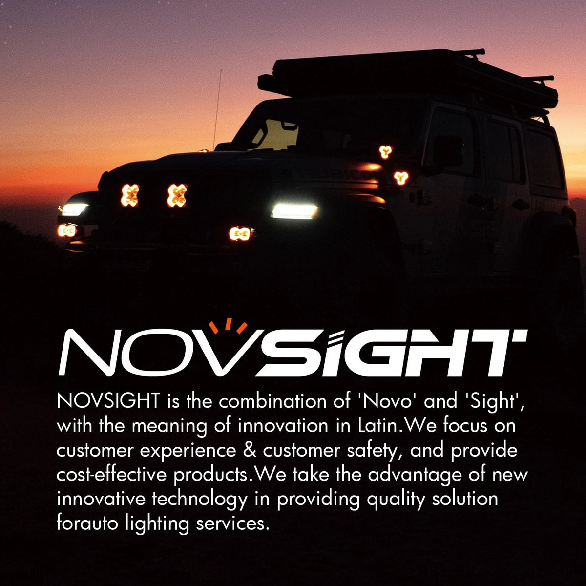 2X H11 H8 H9 LED Headlight Bulbs for NOVSIGHT (CANbus Ready)