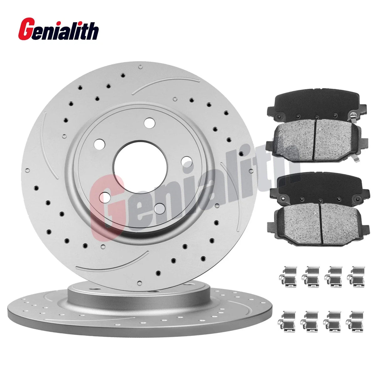 Rear Brake Rotors & Ceramic Pads for Dodge Grand Caravan Journey (2008–2020)